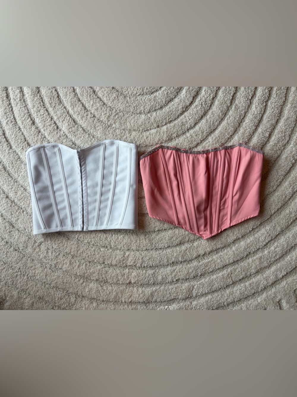 Pretty little thing crop corsets